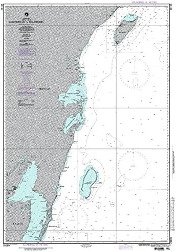NGA Chart 28190: Ambergris Cay To Isla Cozumel (TRADITIONAL PAPER) 32 x 46