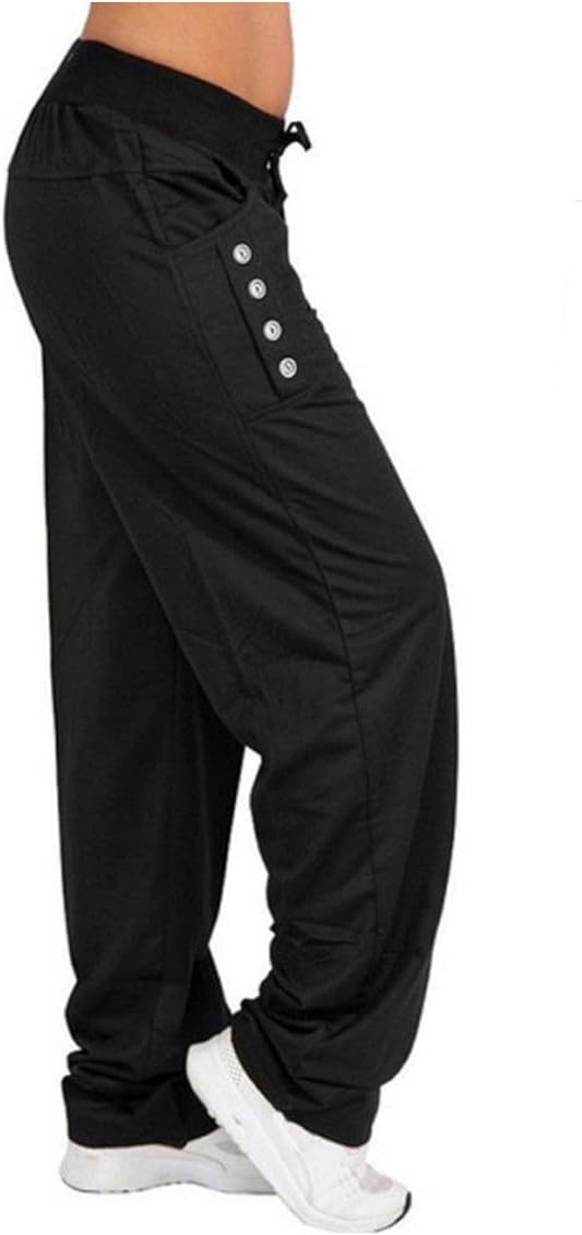 Relaxed Fit Yoga Pants With Pockets