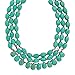 Silpada 'Drops of the Ocean' Natural Howlite Three-Strand Cord Necklace with Sterling Silver