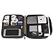 Universal Cable Organizer, Double Layer Travel Electronics Accessories Organizer Case for Various USB, Phone, Charger, Gear Organizer Storage Bag within 7 Inches