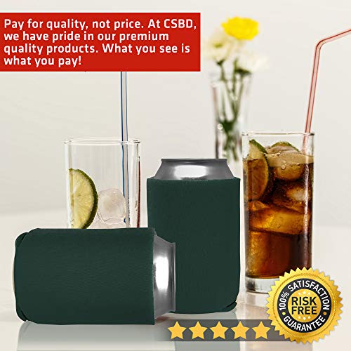 image for CSBD Blank Beer Can Coolers Premium Quality Soft Drink Coolies Collaps
