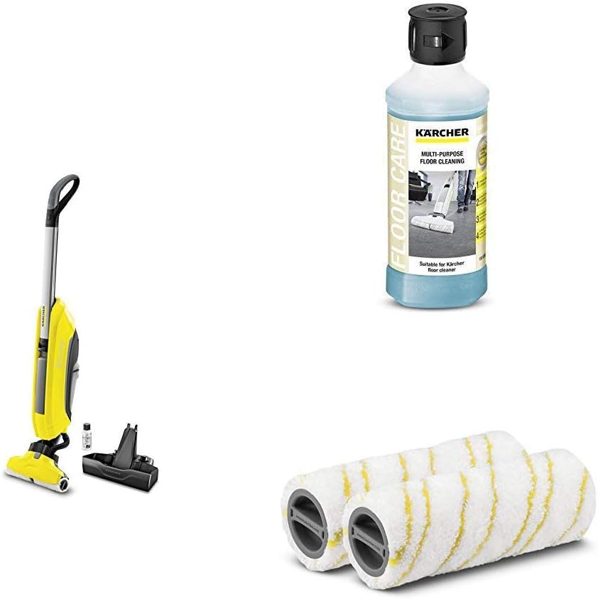 Kärcher FC5 Cordless Hard Floor Cleaner with Kärcher 500ml Hard Floor