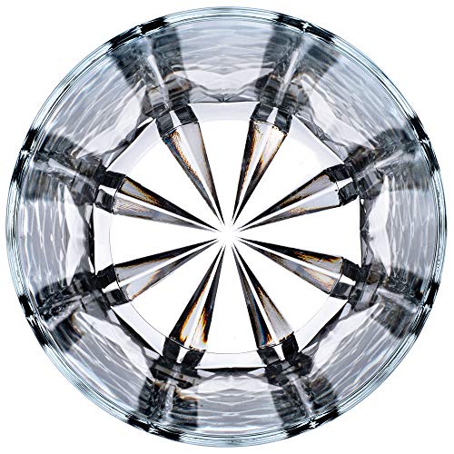 KADAX Trinkgläser aus hochwertigem Glas, 6er Set, Wassergläser, dickwandige Saftgläser, geriffelte Gläser für Wasser, Drink, Saft, Party, Cocktailgläser, Getränkegläser (niedrig, 300ml) – Bild 5