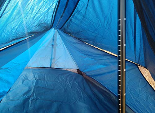 River Country Products Trekker Tent 1V, Lightweight One Person Backpacking Tent with Vestibule - Blue - Thumbnail 3