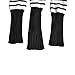 PLAYEAGLE 3 pcs/Set Knitting Golf Clubs Headcover Driver Cover(460cc),Fairway Wood Head Covers for Taylormade,Callaway,Titleist and More Brand (Black)