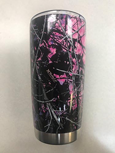 20 oz Muddy Girl Stainless Steel Tumbler with 100% Splash Proof Lid - Double-Wall Insulated Tumbler Warehouse Travel…