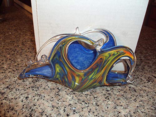 3 Century+Murano+Napkin+Holder+Orange