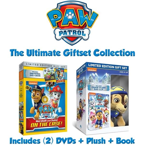 Amazon.com: Paw Patrol: The Rescue Collection 4-Volume DVD Set