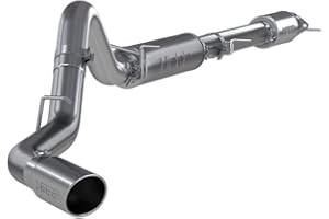 MBRP Exhaust S5093AL Cat Back Performance Exhaust System 4 in. Tubing Single Side Exit Aluminized Cat Back Performance Exhaust System