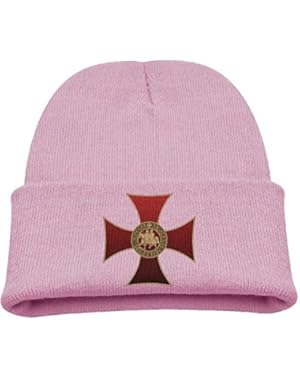 Templar Knight Symbol Kids Baby Knitted Hat Wool Beanies For Autumn/Winter