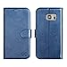 OCASE Galaxy S7 Edge Case Leather Wallet Flip Case Samsung Galaxy S7 Edge (Blue)