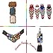 Efivs Arts 3200pcs Multicolor 6/0 4mm Seed Beads Mini Pony Beads Waist Beads for DIY Bracelets,Necklaces, Key Chains and Kid Jewelry Bead Box Kit,J002