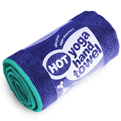 Cush Yoga Hand Towel - Ultra-Thick Microfiber Yoga Hand Towel - 600 gsm Ultra Thick for Bikram - Mat Size Yoga Towels Also Available - 16" x 25" - Thumbnail 6