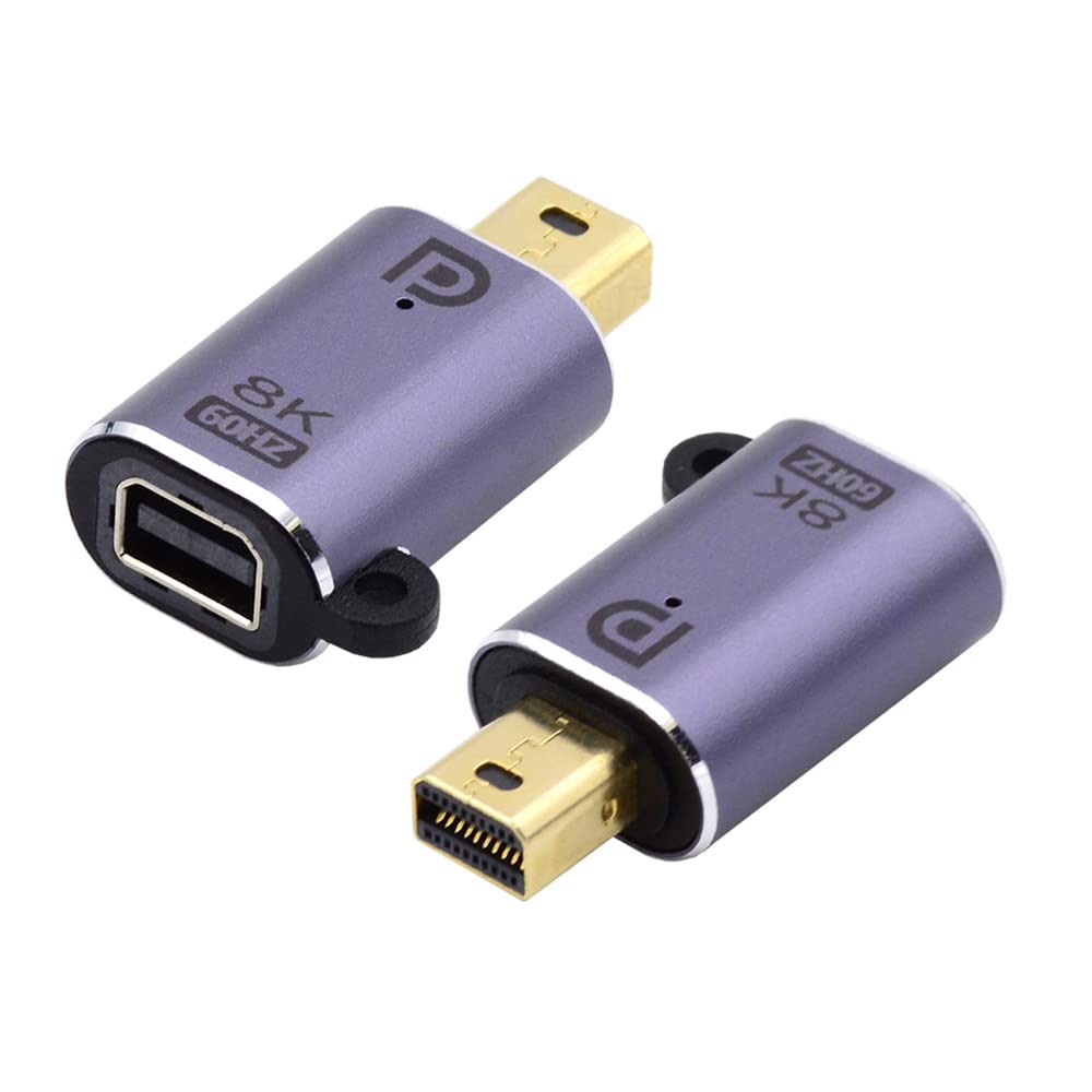 NFHK Mini DisplayPort 1.4 Male to Mini DP Female 8K 60hz Adapter Ultra-HD UHD 4K 144hz 7680 * 4320 for Video PC Laptop Monitor — image 1