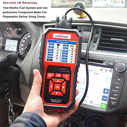 KSRplayer OBDII Auto Diagnostic Code Scanner KW850 Universal Vehicle Engine System Scanner OBD2 EOBD Scanners Tool Check Engine Light Code Reader for All OBD II Cars Since 1996【2018 Upgraded Version】 - Thumbnail 4