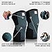 Mava Sports Knee Support Sleeves (Pair) for Joint Pain & Arthritis Relief, Improved Circulation Compression - Effective Support for Running, Jogging,Workout, Walking & Recovery (Black&Blue, Large)