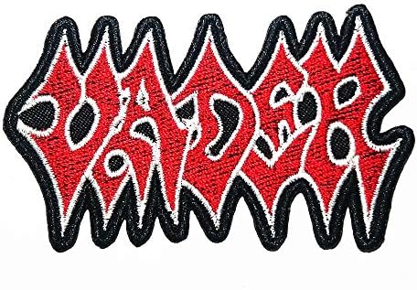 Music V Death Metal Band Band Music Logo Patch Embroidered Sew Iron On Patches Badge Bags Hat Jeans Shoes T-Shirt Applique