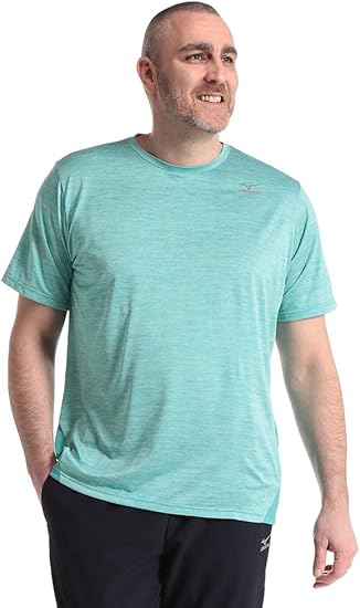 Amazon サカゼン Mizuno 大きいサイズ メンズ 吸汗速乾 胸ロゴ クルーネック 半袖 Tシャツ Tシャツ カットソー 通販