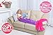 Cuddly Blankets Mermaid Tail Blanket - Super Soft and Warm Polar Fleece Fabric Blanket Perfect for Kids and Teens (Ages 3-12) (Dark Purple and Hot Pink)
