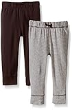 Carter's Baby Boys' 2 Pack Pants (Baby) - Brown/Brown Stripe- 9M