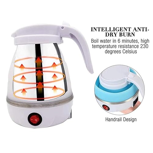 Portable Foldable Electric Kettle Collapsible Tea Kettle