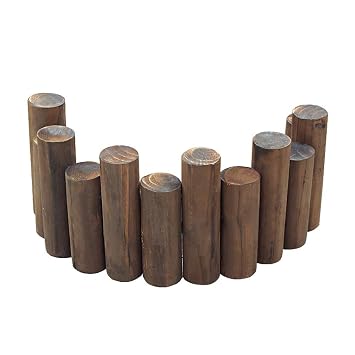 LXFYMX Vallas para Jardin Valla enchufable/Borde de Madera/Cama de ...