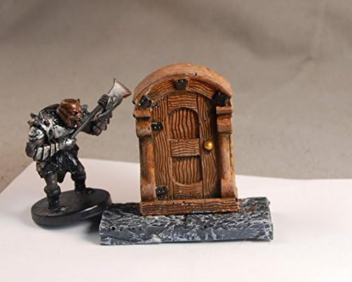 Painted Miniature Wardrobe built as terrain scenery for fairy garden, 25mm wargames, and Role Playing Games (RPG) like Dungeons and Dragons (D&amp;D)
