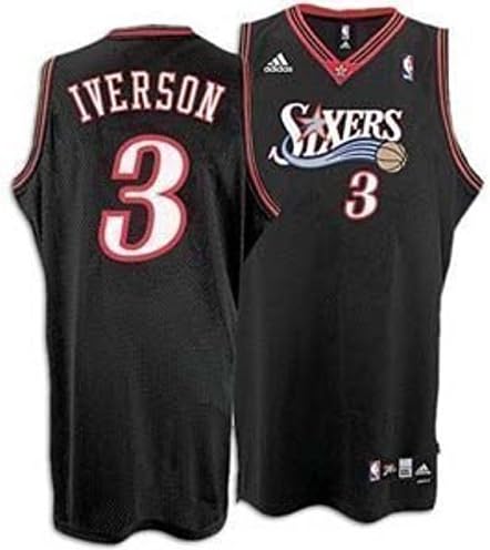 Allen Iverson Black Swingman Size Medium
