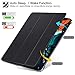 Ztotop Case for iPad Pro 12.9 Inch 2018-Slim Trifold Stand Cover with Auto Wake/Sleep and Rugged Translucent Back Cover Support 2nd Gen iPad Pencil Charging for iPad Pro 12.9 Inch 2018,Black