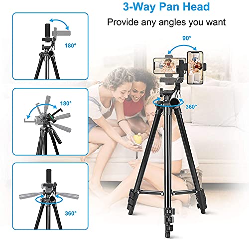 Phone Tripod, BONFOTO CD130 Aluminum Camera Tripod Portable Tabletop Travel Tripod Stand with 1/4\