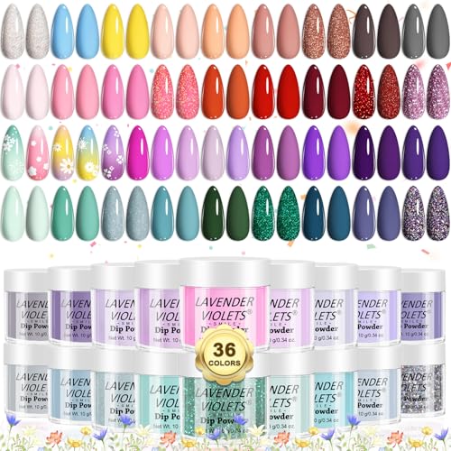 Lavender violets Lavender Violets 36 Colors Dip Powder
