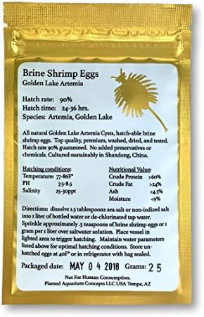 Planted Aquarium Concepts Brine Shrimp Eggs Golden Lake Artemia
