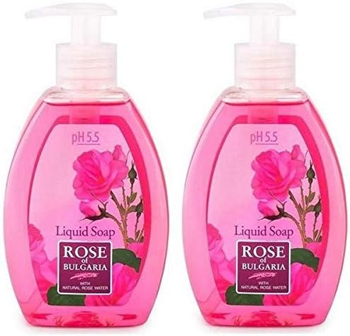 Rose of Bulgaria Bio Fresh Liquid Soap Rose 2 x 300ml Hand Wash Gentle