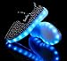 Santiro Boys Girls Light up Shoes for kids 7 Colors Light LED Fashion Slip on Sneakers USB Charging Luminous Sneakers SSK006B1-38