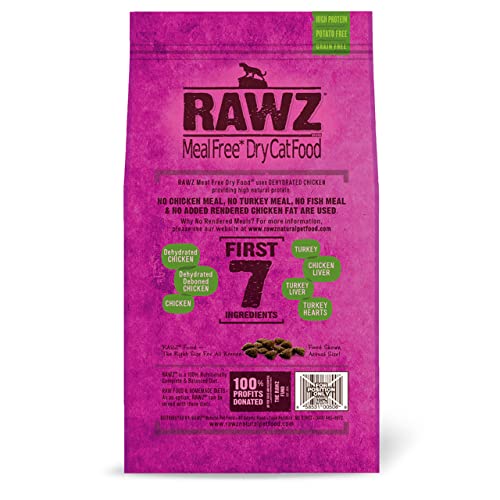 Rawz Meal Free Dry Natural Cat Food (Chicken & Turkey, 7.8 lb.) Pricepulse