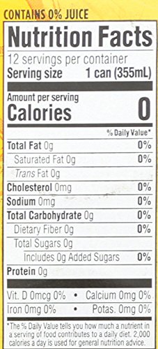 365 Everyday Value, Sparkling Water Lemon, 12 pack