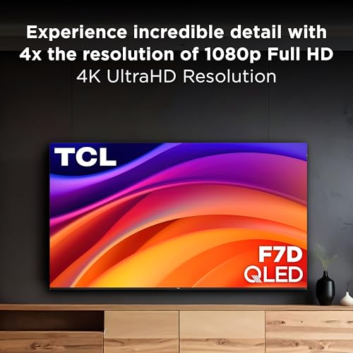 TCL 65" F7D Class 4K UHD HDR QLED Smart TV with Fire TV – 65F7D