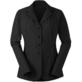 Kerrits Women's Equestrian Stretch Competitor Coat &ndash; 4-Snap, Lightweight English Horse Show Jacket, Machine Wash
