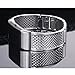 bayite For Fitbit Charge 2 Bands, Replacement Bands Metal Bracelet Bangle for Fitbit Charge 2 Adjustable Silver 5.5