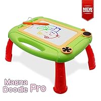 HONGKIT Birthday Gift for 2 3 4 5 6 Years Old Girl,Magnetic Drawing Doodle Sketch Board for 1-6 Years Old Girl Boy Toys for 1-6 Yrs Kids(HBZ-Green)