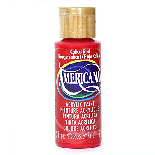 DecoArt Americana Acrylic Paint, 2-Ounce, Calico Red