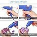 Rdxone Hot Glue Gun with Glue Sticks 10 Pieces | Best Mini Blue Glue Gun Quick Trigger Melt Adhesive for DIY Small Craft Projects & Sealing and Quick Repairs (20 Watt)