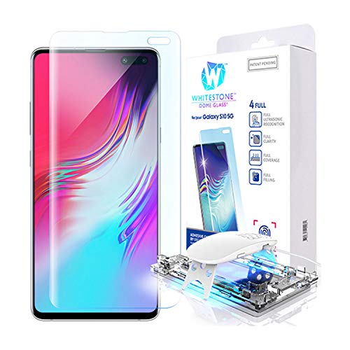 Galaxy S10 5G Screen Protector, [Dome Glass] Full 3D Curved Edge