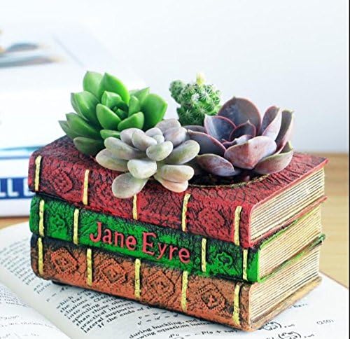 SPIE Creative Resin Luggage Valise Flower Pot Succulent Plants Pot Vintage Suitcase Flowerpot Home Garden Decoration Bonsai Planter