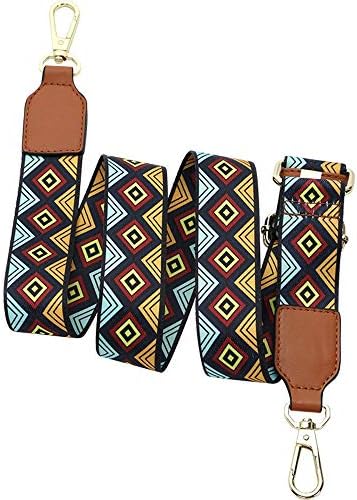 Replacement Shoulder Strap for Handbag - 48’’ Length Adjustable Strap for Guitar, Crossbody Bag(Brown)