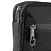 Lewis N. Clark Commuter + Messenger Bag for Women with RFID Blocking Anti-theft Technology & Adjustable Shoulder Strap, Onyx