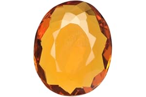 REAL-GEMS Loose Gemstones For Jewelry Making 14.40-103.50 Carat Oval Cut Gems Citrine | Amethyst | Topaz | Alexandrite | Tanzanite | Ametrine | Tourmaline Gemstone Neckalce For Women And Men