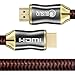 HDMI Cable 3 ft HDMI 2.0(4K@60HZ) Ready - 26AWG Nylon Braided- High Speed 18Gbps - Gold Plated Connectors - Ethernet, Audio Return - Video 2160p, for HD 1080p - Xbox Playstation PS4 PC, TV