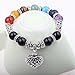 Jewelry Chic Retro 7 Chakra Healing Yoga Reiki Prayer Bead Bracelet Buddha Head Bracelet primary