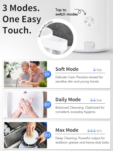 Infrared Sensor Stainless Steel Automatic Soap Dispenser - Automatic Liquid Soap Dispenser with Infrared Sensor - USB-C Charging, Soap Dispenser Set for Bathroom, Kitchen